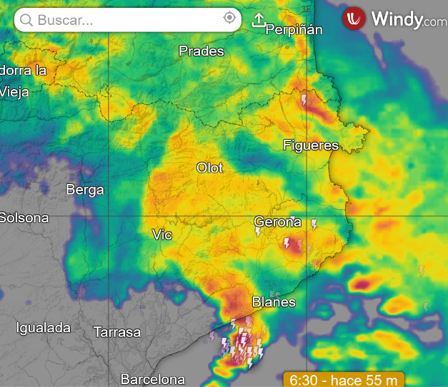 AlesandroSherry's tweet photo. 6:30 #Catalunya/#Cataluña #BARCELONA,#GIRONA,#VIC,#OLOT,#CAMPRODON,#SANTFELIU,#CALELLA,#PINEDA,#CANET,#PALAFOLLS,#BLANES,#TOSSA,#OLOT,#LLORET,#LLORÀ #BANYOLES,#ROSES,#TOSSA,#PALAMOS #PALAFRUGELL,#ESCALA,#FIGUERES
#SCM/#Tormentas/#Lluvias SIGUEN
#Medicán/#Medicane?
#Radar #Meteo https://t.co/Jih97wie48