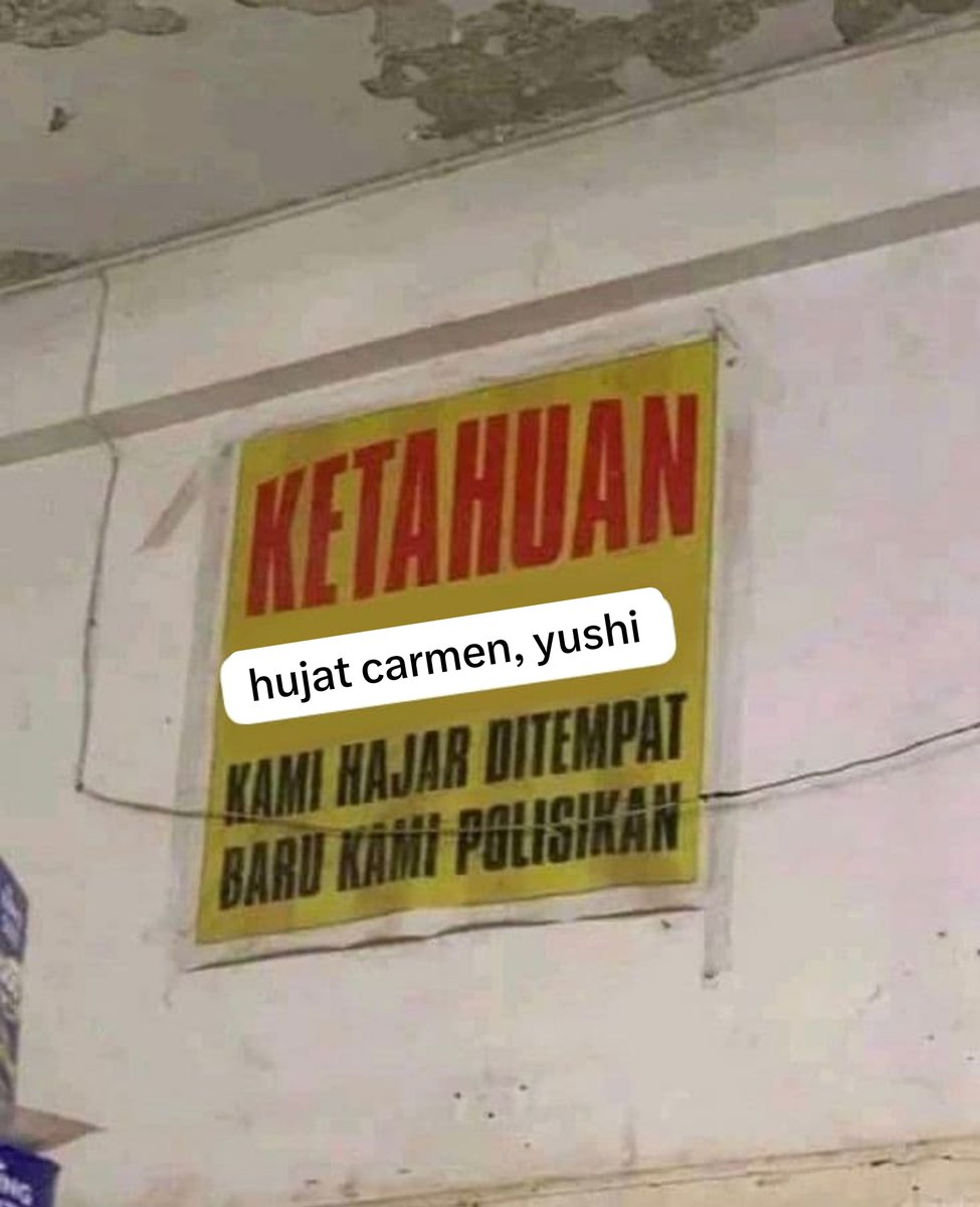 Naszaay's tweet photo. gua hajar lu pada yg ngehujat carmen yushi https://t.co/BQbncbINjS