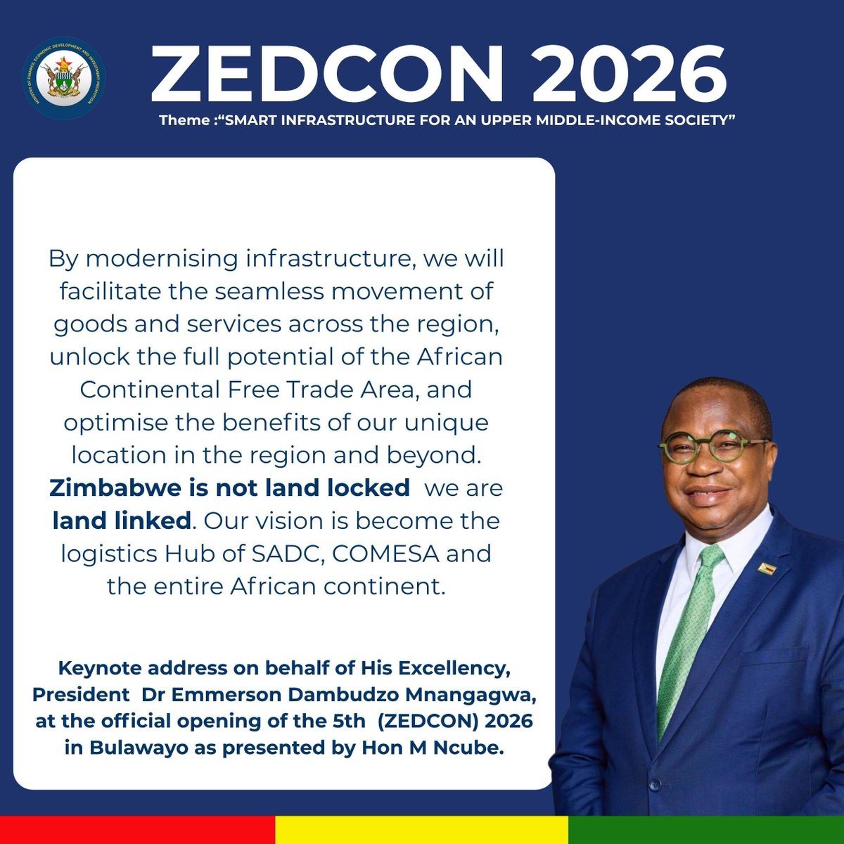 ProvyDance's tweet photo. Okay but Prof Mthuli Ncube talking about smart cities, reliable power, better internet, roads and water at ZEDCON2026? That’s the development conversation Zim needs. Growth must eventually show up in how we live, work, travel and run our businesses every single day. VakaZim NDS2 https://t.co/dK5hbENFAL