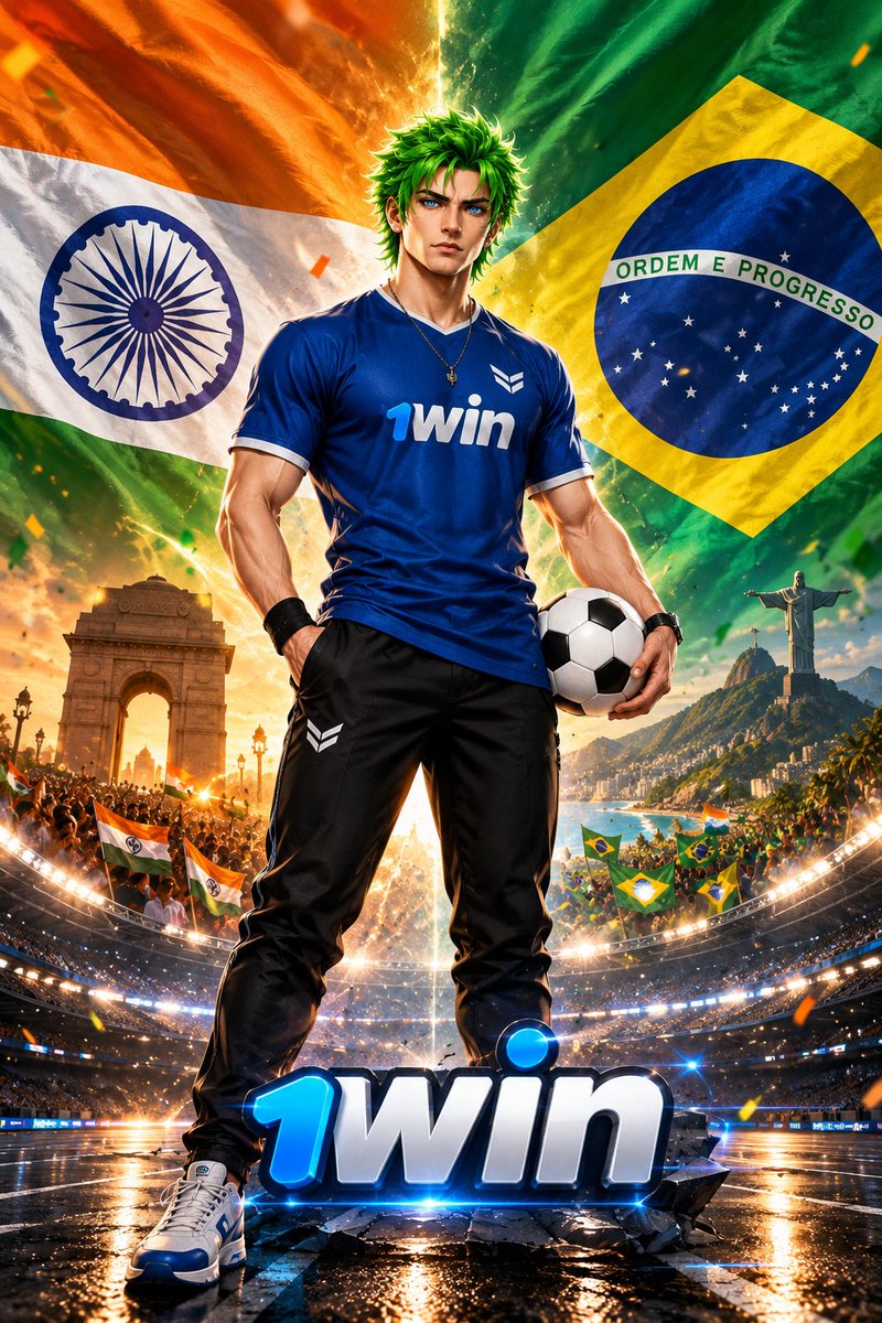 koryx46875's tweet photo. India vs Brazil. Two football cultures, one big question. 🇮🇳🇧🇷

@1win

This is the kind of matchup that gets fans talking before the game even settles into its rhythm.

Brazil has the history, flair, and global football identity. India brings its own passion, energy, and a fanbase that keeps growing every day. Put both together and you already know the timeline is going to be interesting.

I’m not even picking a side yet. I’m here for the football, the banter, and the reactions when someone’s prediction goes completely wrong 😂

That’s what makes games like this fun. You can support your country, defend your team, talk a little trash, and still enjoy the sport together.
So let’s settle the debate:

India fans, where are you? 🇮🇳
Brazil fans, make some noise. 🇧🇷

Who has more supporters today? 👀🔥