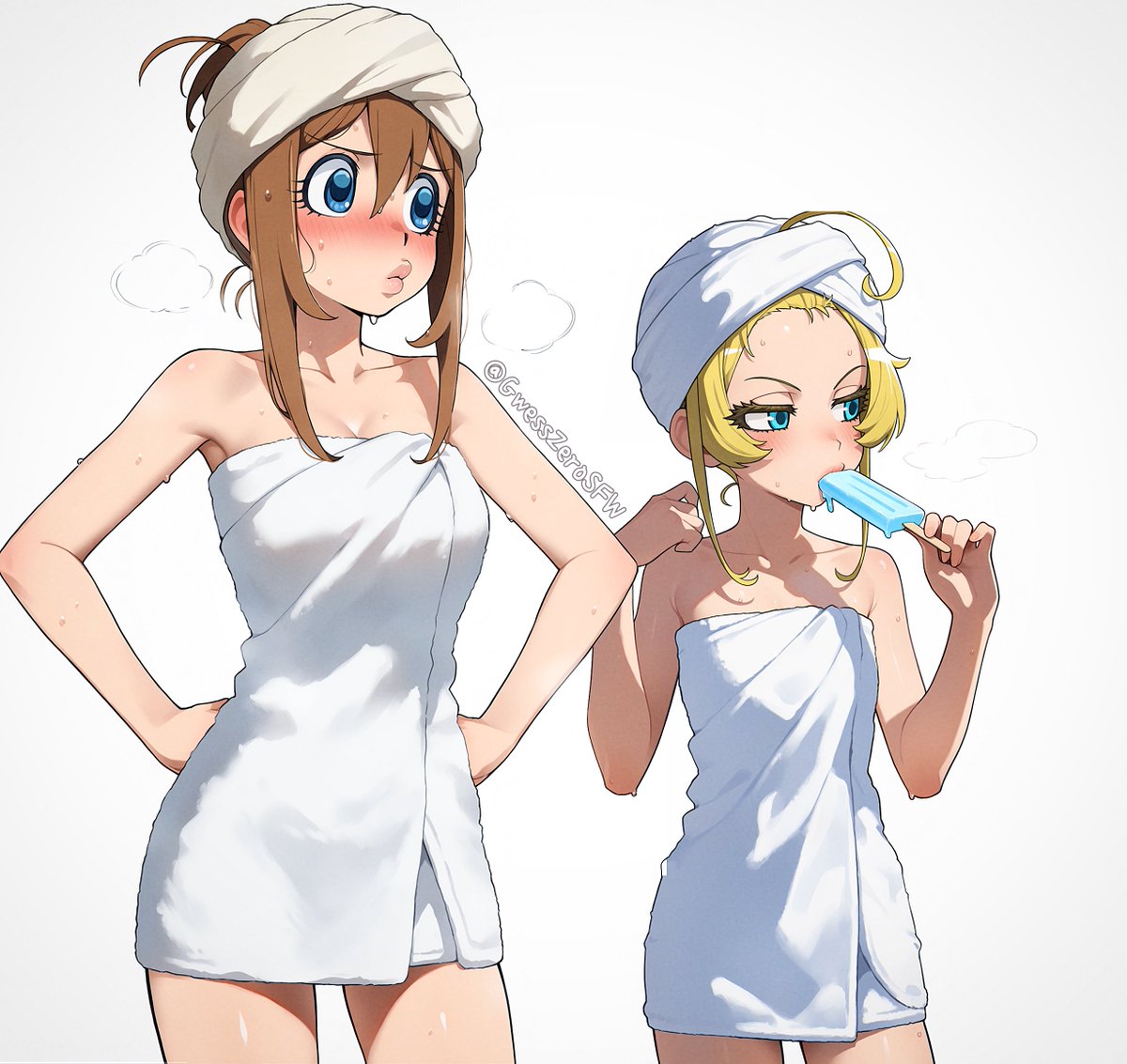 GwessZeroSFW's tweet photo. Post-sauna ice cream hits different 🧊🤍
#youjosenki https://t.co/U8X8QYJIsz