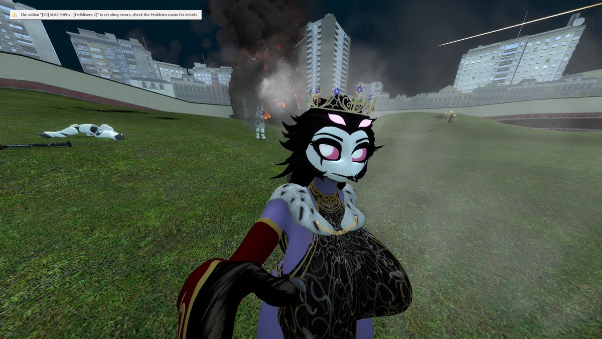 auto537's tweet photo. the lady selfie with the troops x3
#gmod #femstolas #helldivers #rockets #gm_construct https://t.co/m1gS7hrGow