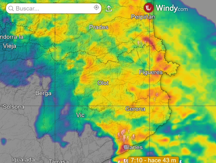 AlesandroSherry's tweet photo. 7:10 #CATALUNYA/#CATALUÑA #RADAR #METEO #Tormentas/#Lluvias SIGUEN #FRANCE/#ANDORRA #Medicán?🌀#BARCELONA,#GIRONA,#VIC,#OLOT,#CAMPRODON #SANTFELIU,#CALELLA,#PINEDA,#CANET,#OLOT #PALAFOLLS,#BLANES,#TOSSA,#OLOT,#LLORET #BANYOLES,#ROSES,#TOSSA,#PALAMOS #PALAFRUGELL,#ESCALA,#FIGUERES https://t.co/gBGlGCJTjy