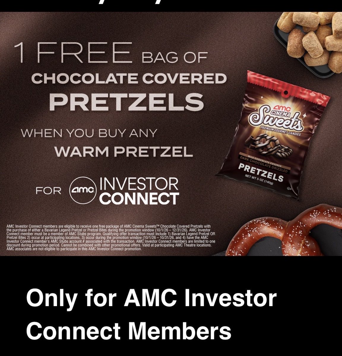 SkeeboApe's tweet photo. 1M+ pretzel challenge?!

AMC Investors offer https://t.co/doW7ALkp2A