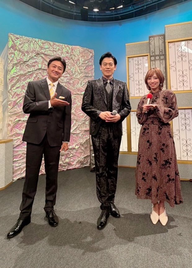 himurokazuya's tweet photo. 千葉テレビさん
カラオケ大賞収録日でした🎤

📺『夢を紡いで』
2026年11月9日（月）
20:00〜20:55

【再放送】
11月11日（水）
8:00〜8:55

⚫︎MC
#原田龍二　さん
#高梨瑞樹　さん https://t.co/6WD8PZNdqq