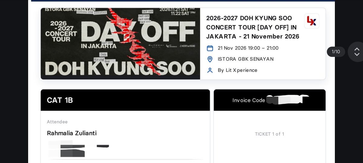 DyahOktaf7's tweet photo. WTS/INGIN MENJUAL Tiket D.O Kyungsoo Dayy Off Jakarta
CAT 1 DAY 1
No overprice.. Harga sesuai harga web
Atasnama pribadi (punya ade aku)
Bisa COD, cuman nambah fee dikit aja
Yg minat please hit me...
Thanksss
#DAYOFFCONCERT #dokyungsoo #Dayoffjakarta #kyungsoo https://t.co/q9eavR88UE
