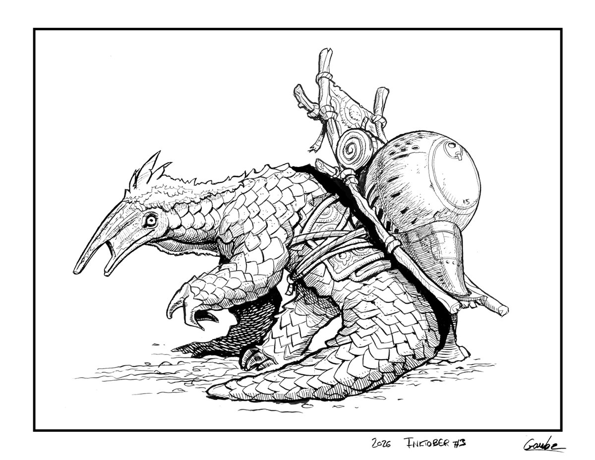 ArthurGaubert's tweet photo. Créature ! #inktober #inkingispainful #whereisctrlZ https://t.co/ed5BOC2ju3