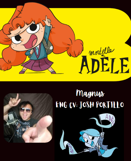 josh_saitogami's tweet photo. 🙌🔥 ROLE ANNOUNCEMENT 🔥🙌 

"Mortelle Adèle" is a very popular French comic book series created by Antoine Dole aka 'Mr. Tan'. With over 30 million copies sold worldwide, its a classic. Its also having it's own animated series getting released soon! 

Very happy to help as the voice of Adèle's sidekick and loyal lad, Magnus 👻😎

Shoutout to @dr0mz for his amazing direction ✌️ 

Check it out soon!
