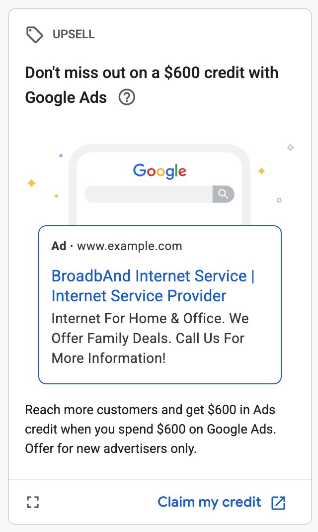 hellohenryx's tweet photo. Google just offered me $600 in Ads credit after spending $600.
check your GA dashboard, you might have one too. https://t.co/tjlSDgs3Uy