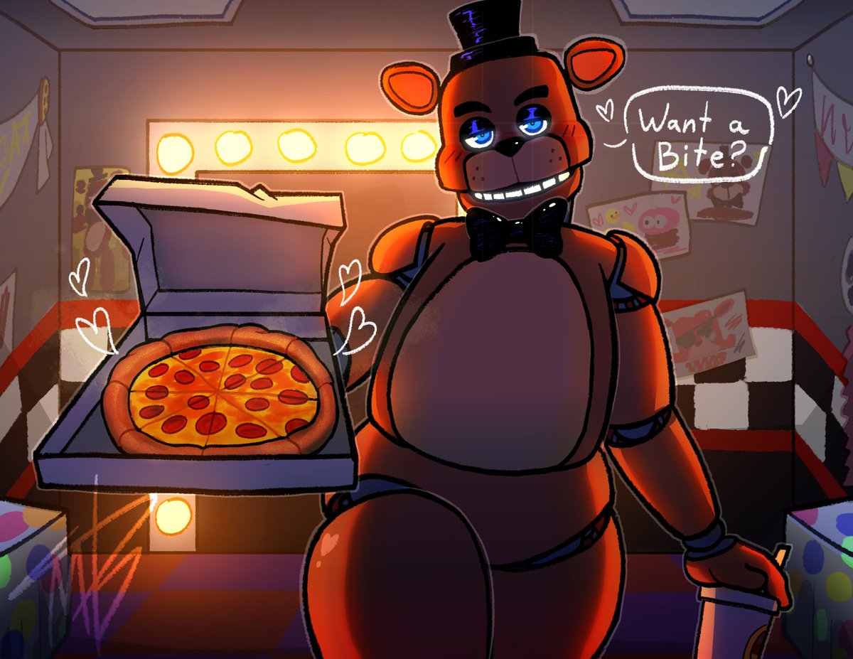 SayMrBeefyy's tweet photo. Freddy ThiccBear from Fortnite is offering you a slice https://t.co/8iJuVzYkmn