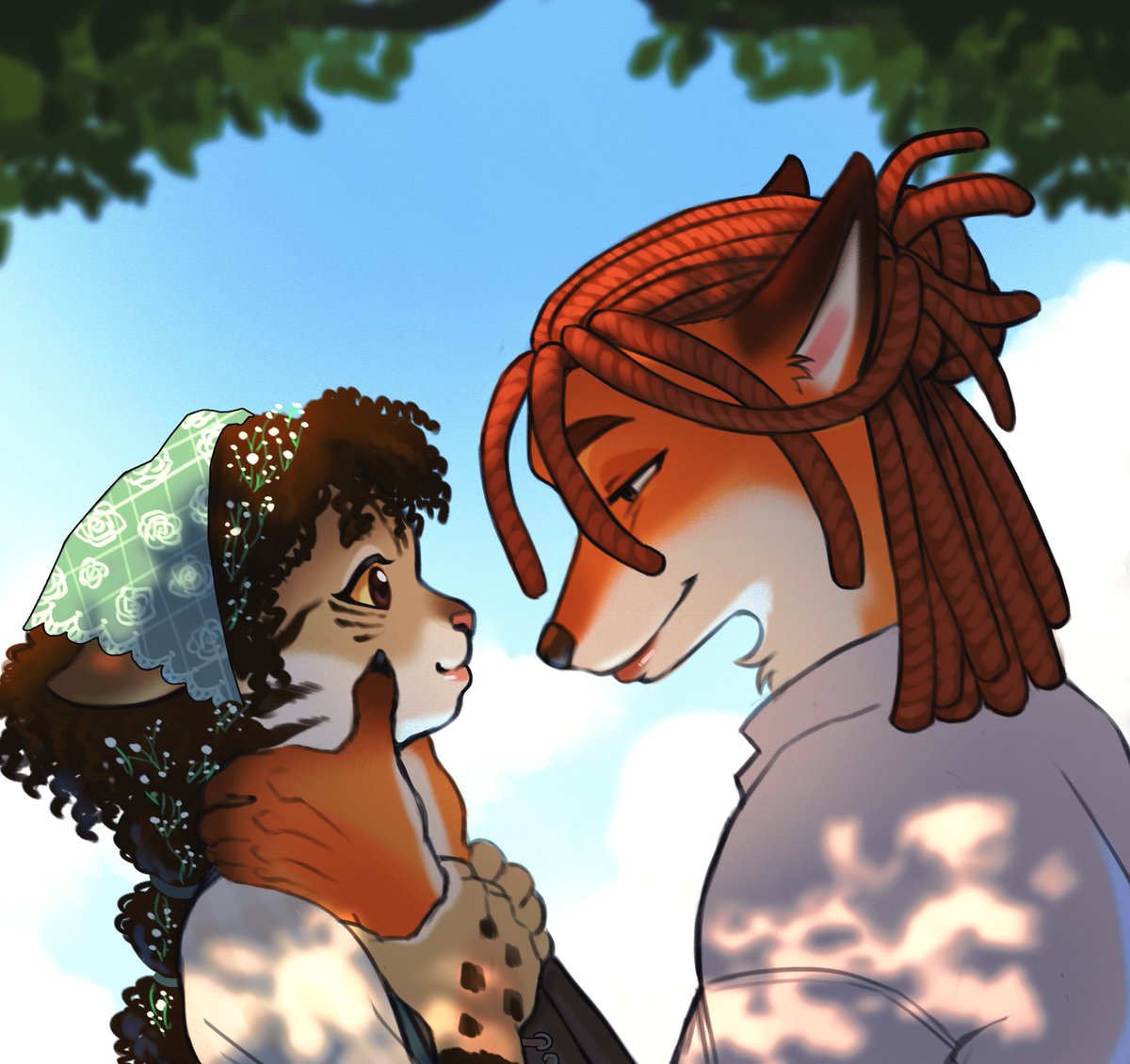 fleeting_furry's tweet photo. Cottagecore Lovers 🌿❤️

#Furry #Furryart #OC #Foxanthro #catanthro #anthro https://t.co/q86NY527Nu