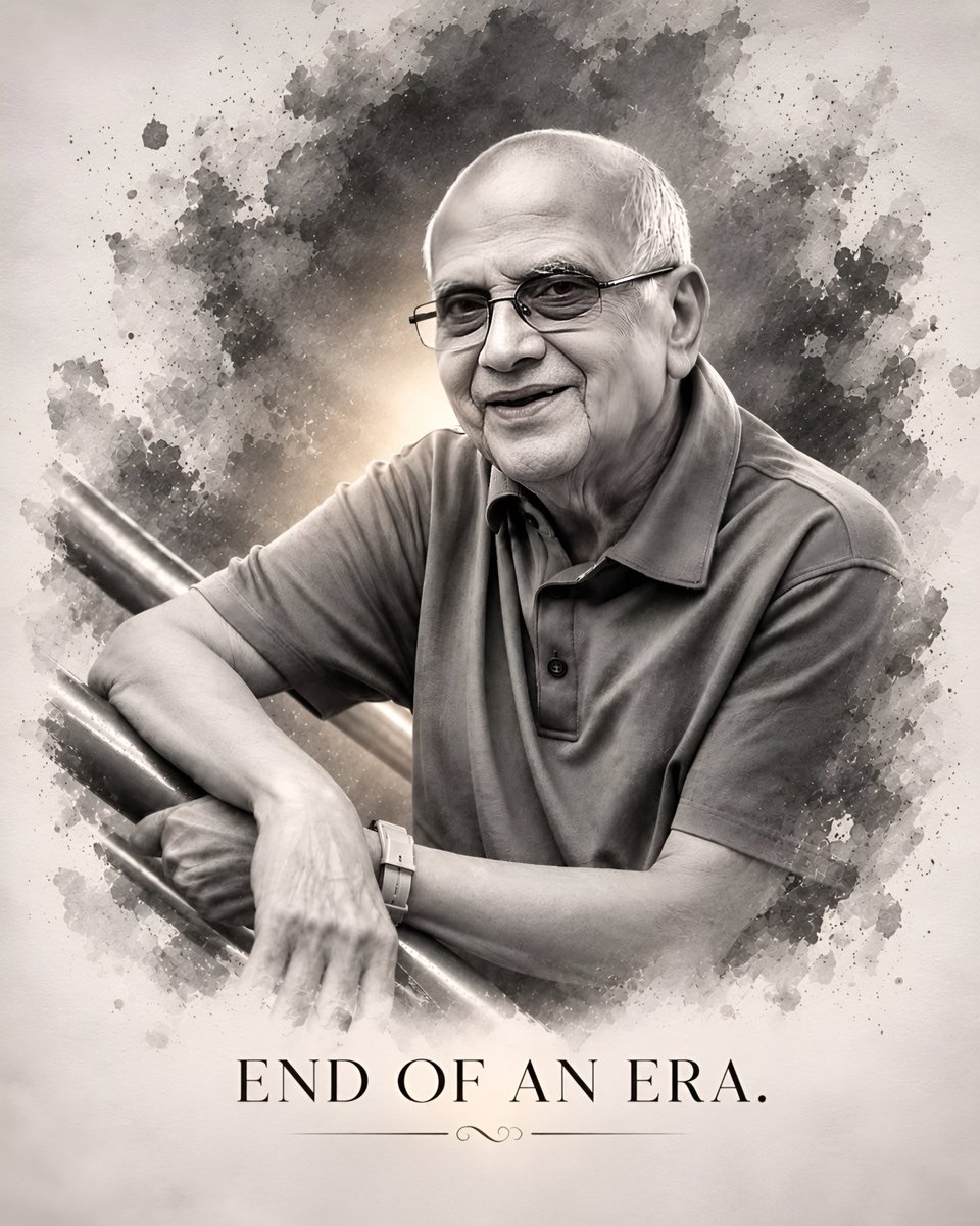 SreenuVaitla's tweet photo. A LEGEND HAS LEFT US. 💔

Deeply saddened by the passing of Legendary Filmmaker #SingeethamSrinivasaRao Garu.

His imagination, innovation, and passion for storytelling created a body of work that will remain timeless. I can never forget those days and the conversations we shared during #Anandam, while #AkasaVeedhilo was being shot in parallel at RFC. His blessings and those beautiful memories will forever remain close to my heart. He dedicated his life to cinema and continued to pursue his passion for storytelling till the very end. Though he may no longer be with us, his stories, his vision, and his unforgettable films will continue to live on in our hearts forever. ❤️

Om Shanti. 🙏

#RIPSINGEETHAMSRINIVASRAO