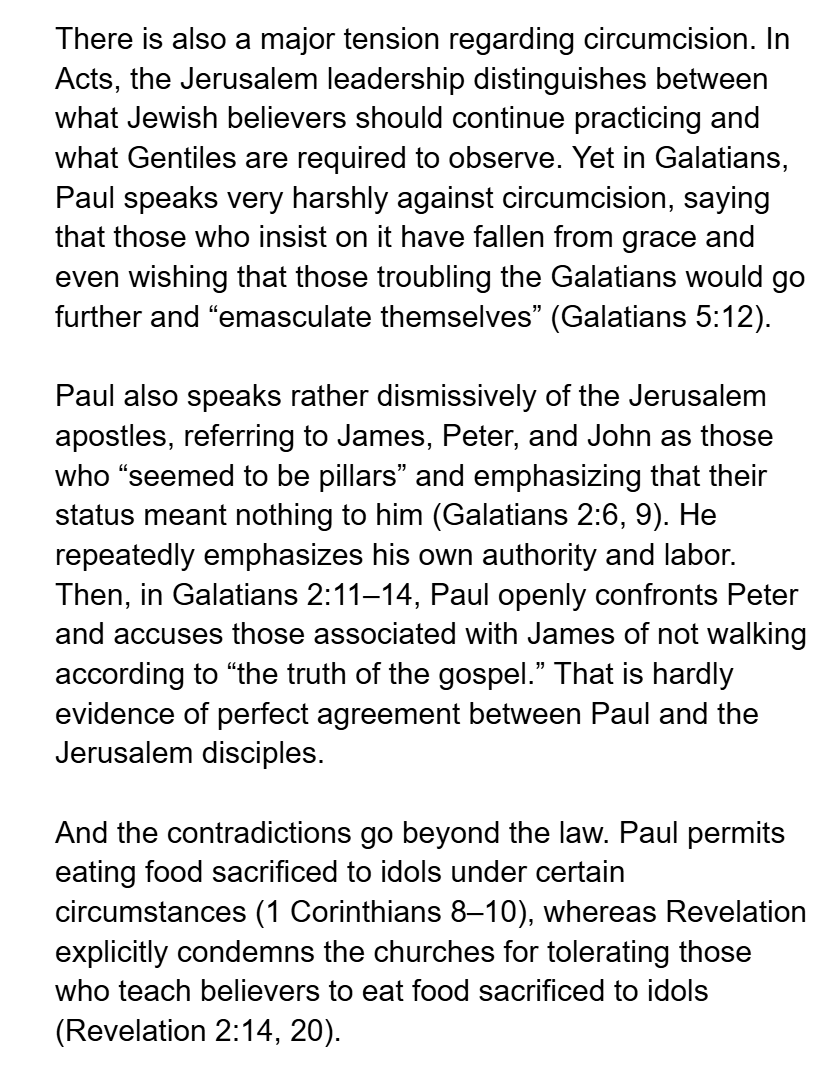 lon2yd's tweet photo. @Ash_XBlahBlah @7signxx Jesus literally said that whoever teaches others to set aside even the least of the commandments will be called least in the kingdom of heaven. 

Paul taught that the law was no longer binding and even spoke of the law in terms of a curse.

Paul’s name means least, small lol. https://t.co/ADqxkoFaLr