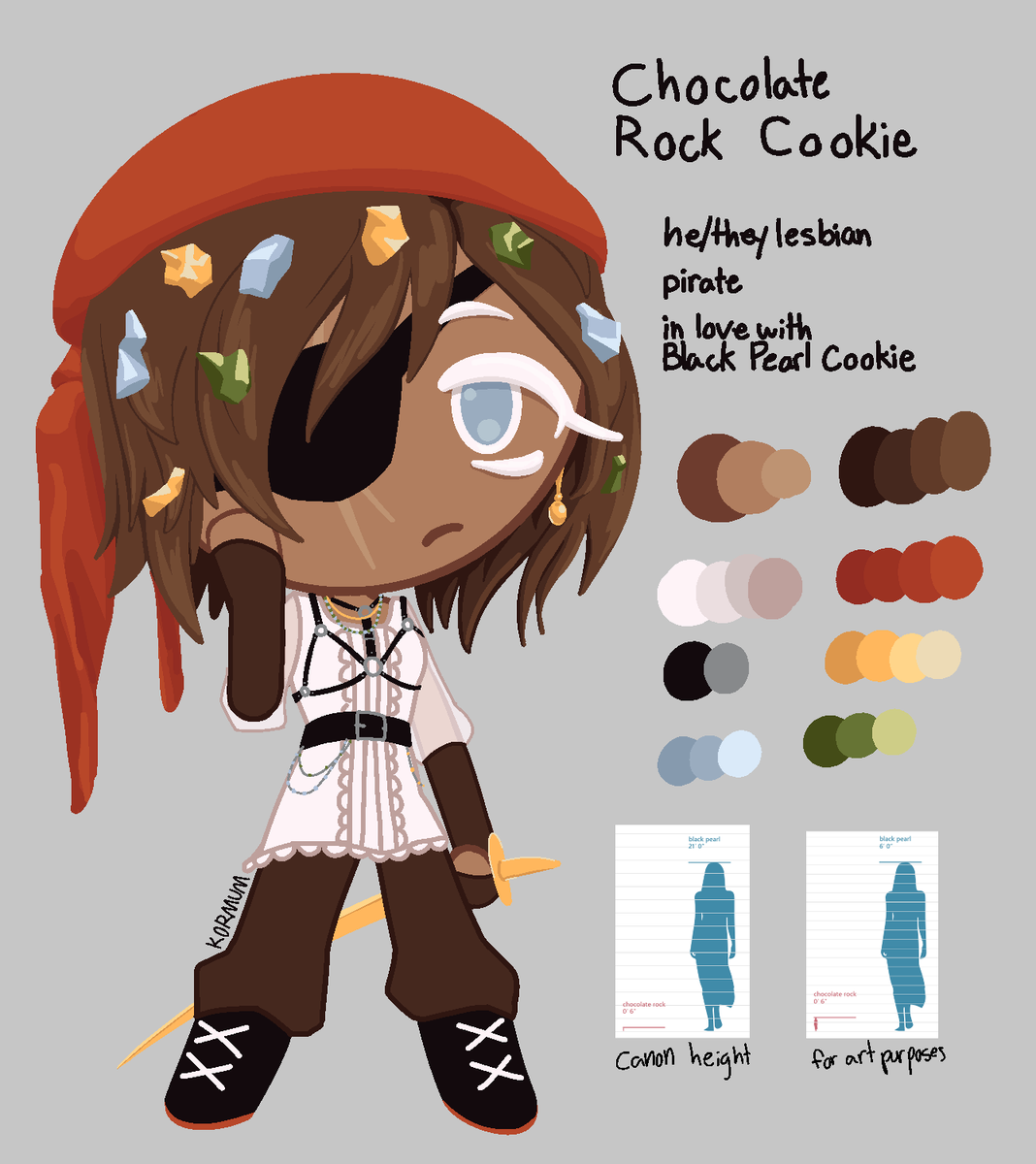 K0RMUM's tweet photo. FINALLY got around to designing my yumesona.. here is chocolate rock cookie!!!! he loves his giant mermaid femme
#cookierunoc #yumetwt #yumesona https://t.co/EFSJKnkqBd