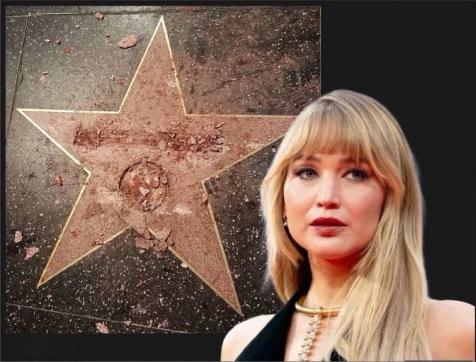 DeepLeaksHQ's tweet photo. 🚨JENNIFER LAWRENCE THE WOKE HOLLYWOOD CUNT PAID A MAN $10,000 TO DESTROY PRESIDENT TRUMP’S STAR ON HOLLYWOOD BOULEVARD — AND THE COPS NOW HAVE THE PAYPAL TRANSACTIONS TO PROVE IT!

This is what these liberal celebrities do when they lose.

Los Angeles detectives are looking for Jennifer Lawrence after a man came forward and said she paid him $10,000 to smash up President Trump’s Hollywood Walk of Fame star.

Police have the receipts. They have the PayPal deposit before the crime and another payment the day after it happened.

Lieutenant Detective AJ Barron said it clearly: “Ms. Lawrence isn’t cooperating, which won’t work out well for her.”

She could be facing conspiracy charges for wanton property damage, which carries up to 2 years in a California prison.

Jennifer Lawrence spent years virtue-signaling and attacking conservatives… and now she’s getting busted for literally paying someone to vandalize the President’s star like a common thug.

These Hollywood elites think they can do whatever they want because they’re “famous.” They’re about to find out that doesn’t work anymore.

The evidence is there. The payments are documented. She’s running out of time.

Share this everywhere so every celebrity who thinks they’re above the law sees what’s coming!