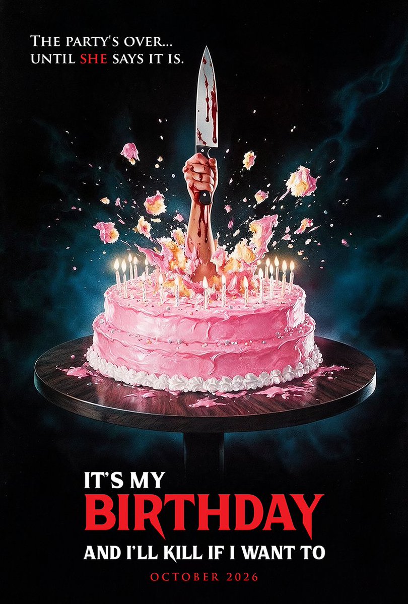 drnwrkrb's tweet photo. Day 3 of 31-day horror poster studies

Day 3 : It's My Birthday &amp; I'll Kill If I Want To https://t.co/mVRqrwU5GR