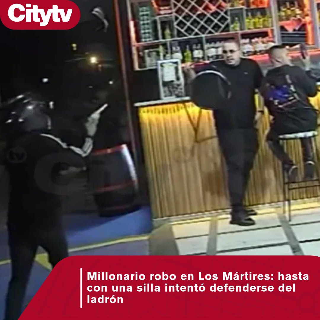 Citytv's tweet photo. #Seguridad | 🚨El violento asalto en un establecimiento comercial dejó a un hombre herido en un brazo y pérdidas de entre 50 y 60 millones de pesos. Los detalles 👉 https://t.co/Dxmbuinj2c https://t.co/q7fPmNNhAZ
