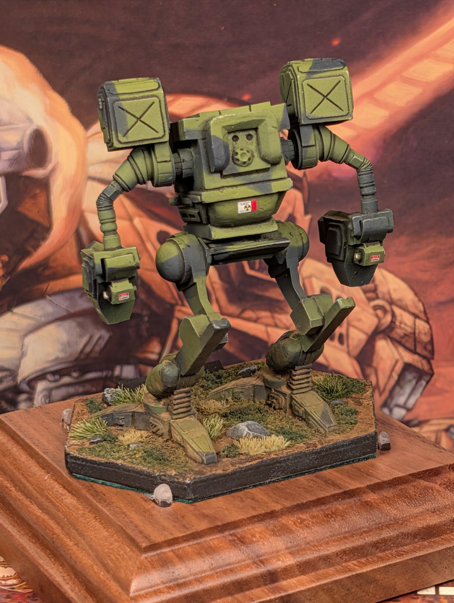bobthemechanist's tweet photo. Bought this many years ago and just painted it.  It's supposed to be Aidan Pryde. Gave it to my bro for his birthday! https://t.co/yxARHAlDil