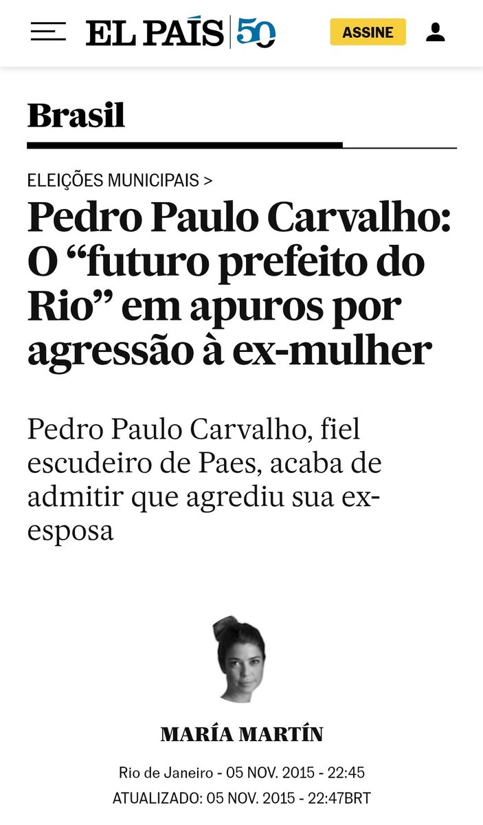 86LFelipeS86's tweet photo. EU JAMAIS VOTARIA NUM HOMEM QUIS ASSUMIU QUE AGREDIU A EX-ESPOSA DUAS VEZES.
Se o PL levar as cadeiras do Senado a culpa vai ser do Paes por indicar o Pedro Paulo. https://t.co/w9DwhJpOPW
