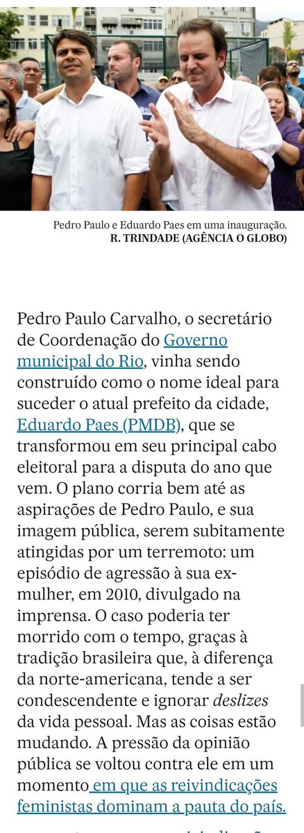 86LFelipeS86's tweet photo. EU JAMAIS VOTARIA NUM HOMEM QUIS ASSUMIU QUE AGREDIU A EX-ESPOSA DUAS VEZES.
Se o PL levar as cadeiras do Senado a culpa vai ser do Paes por indicar o Pedro Paulo. https://t.co/w9DwhJpOPW