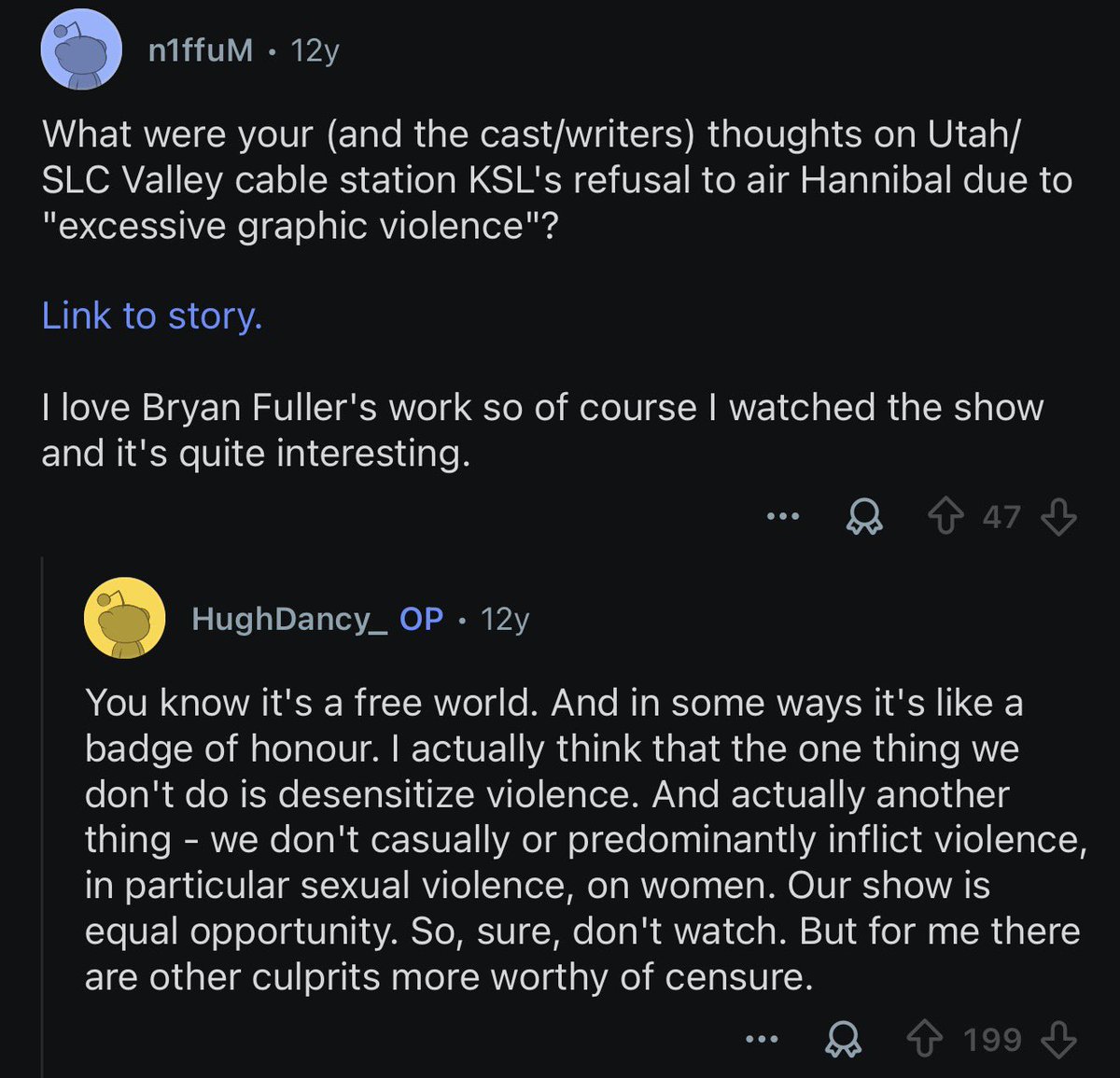 pusherll's tweet photo. some questions hugh answered on reddit years ago https://t.co/VWfUsxKbTE