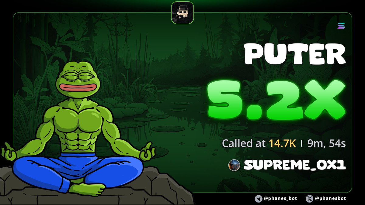 Supremex099's tweet photo. 5.2x call on $PUTER

5tCZsxQR2xpZozGoPqfBNEb1dgwaRzMgvMVbsneW86FJ https://t.co/qixr1ZEjNH