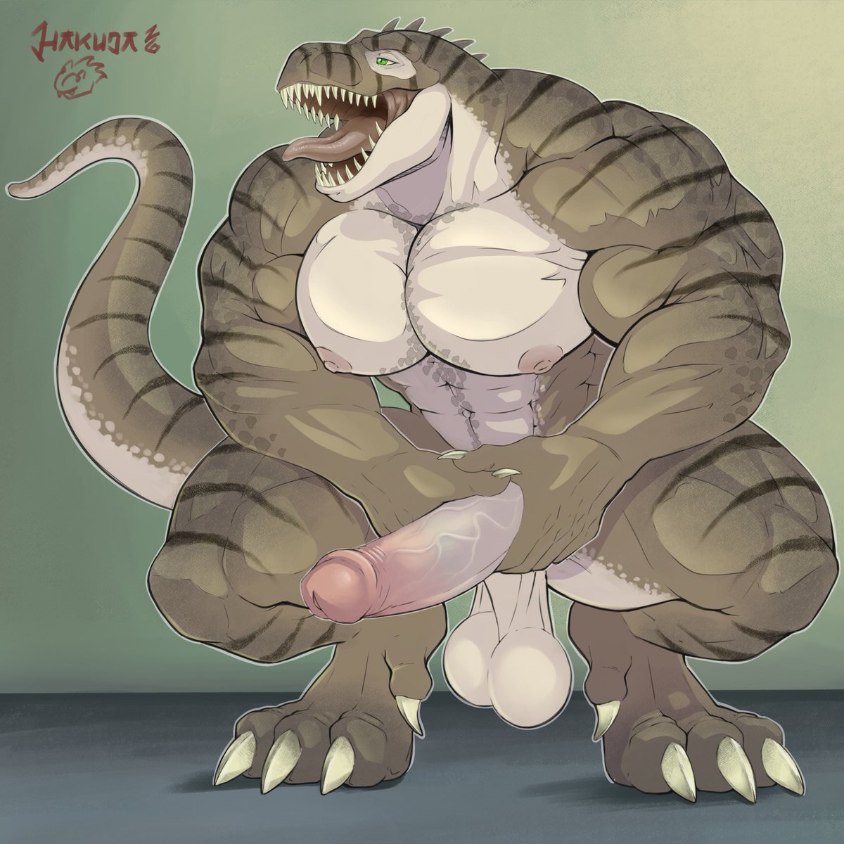 hakuja_prime's tweet photo. RAwR I can’t believe @mixterart made this unbelievable art of the Alberta t-Rex boy 

I’m absolutely blown away! So here’s some extra versions of mine https://t.co/e3fXL6Z9C0