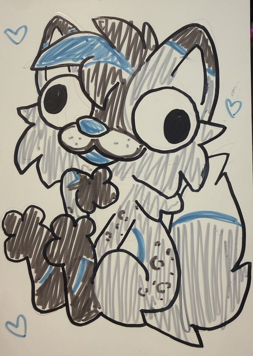 Asha_fox7's tweet photo. I got derped! I love this drawing so much! 
Artist @FabuPonah 
Thank you so much again 🥰

#furry #furdu #tailsofterror https://t.co/icpTWL9yeD