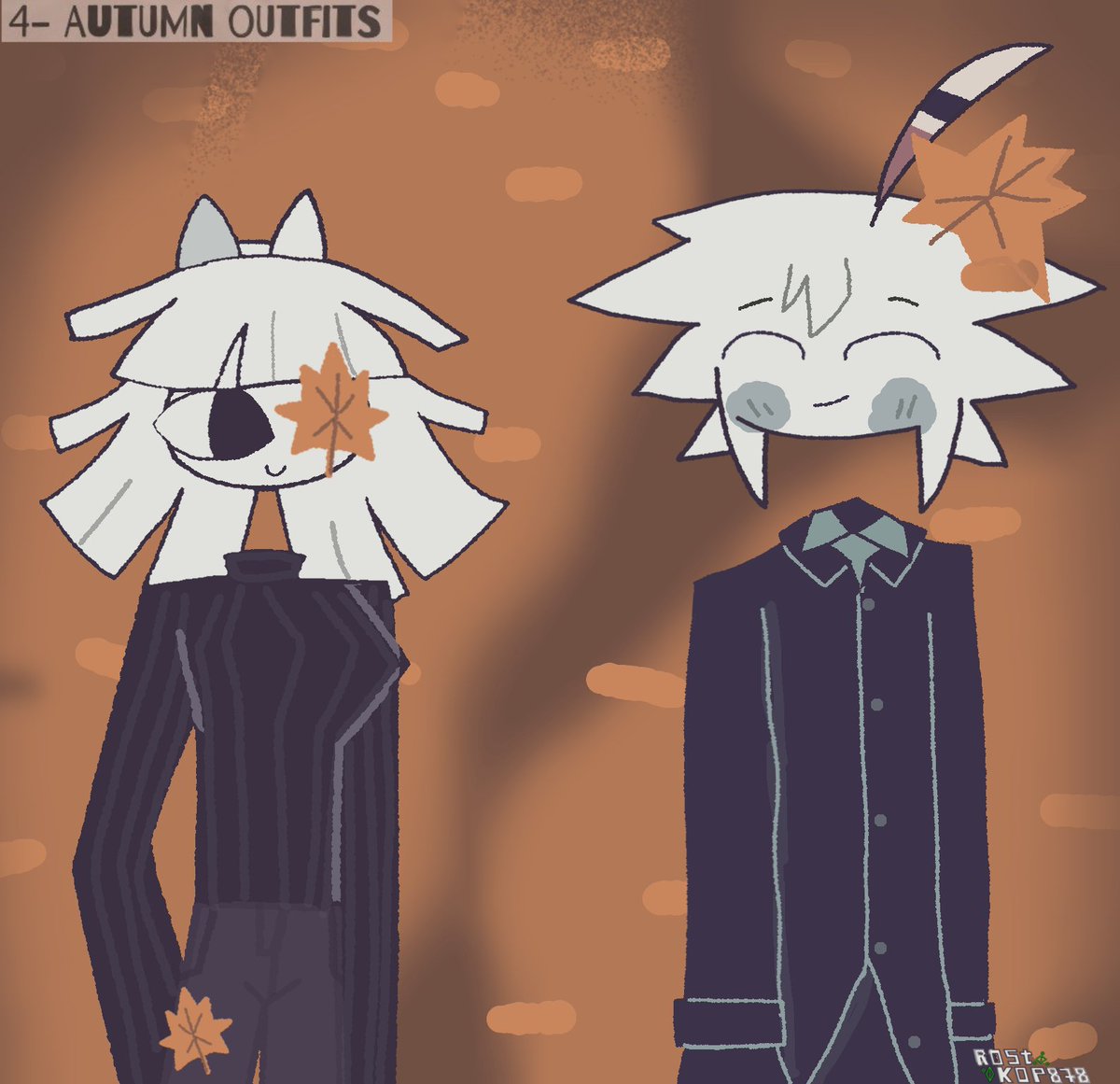 RostKop878's tweet photo. 4.🍂Autumn outfits🍁 #fpe #fundamentalpapereducation #FpeClaire #FpeEngel #Claire #Engel #FPEtober2026 #fpefanart https://t.co/Mga3EPdGwi