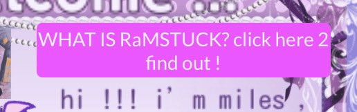 sociohackz's tweet photo. I’ve officially added this little button here for the curious ppl who wanna know abt #RaMstuck !!! enjoy reading it maybe https://t.co/32NZR47GEH
