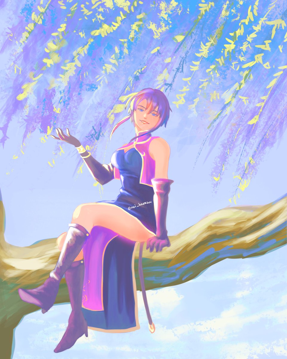aoi_karasuu's tweet photo. fire emblem 7 ursula 💜✨ https://t.co/TDwCjwUEy0