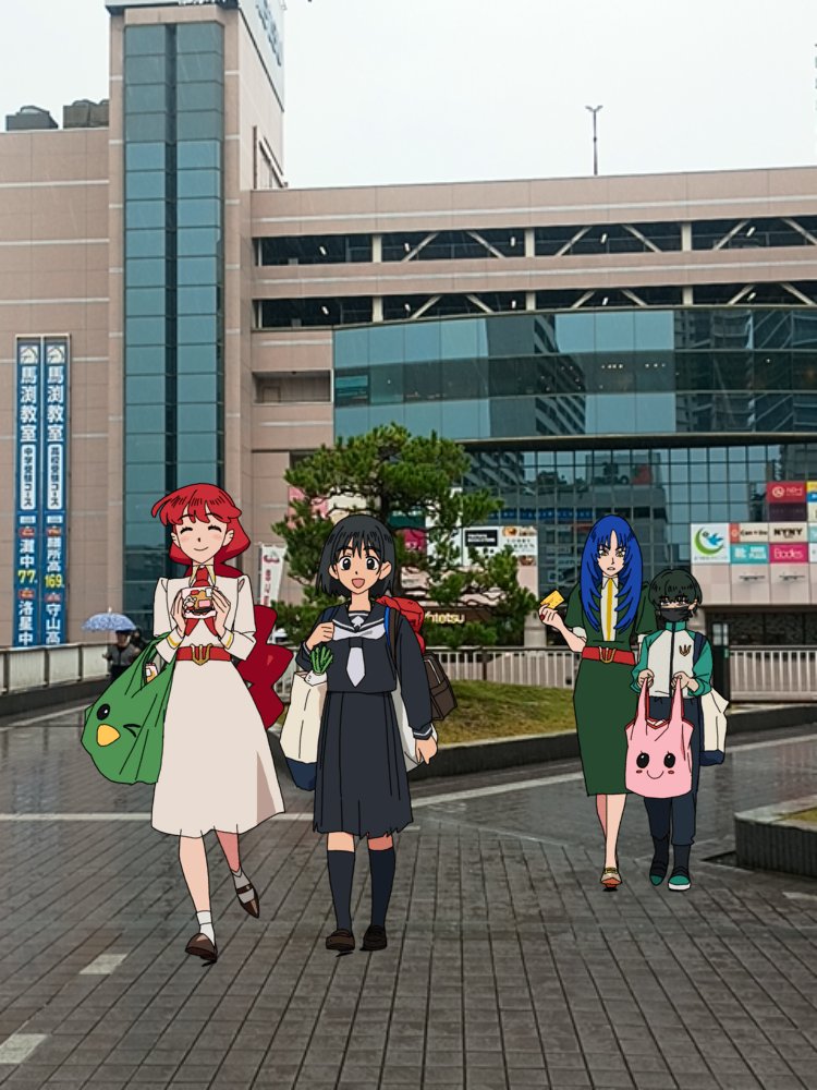 shapedmm's tweet photo. 近鉄草津の展示見てきました。セル画（撮影禁止）とかも見れたし、予想以上に盛り上がってるの見れてめっちゃ良かった

 #さよララ滋賀めぐり
 #さよならララ https://t.co/f7Lct4QSBl