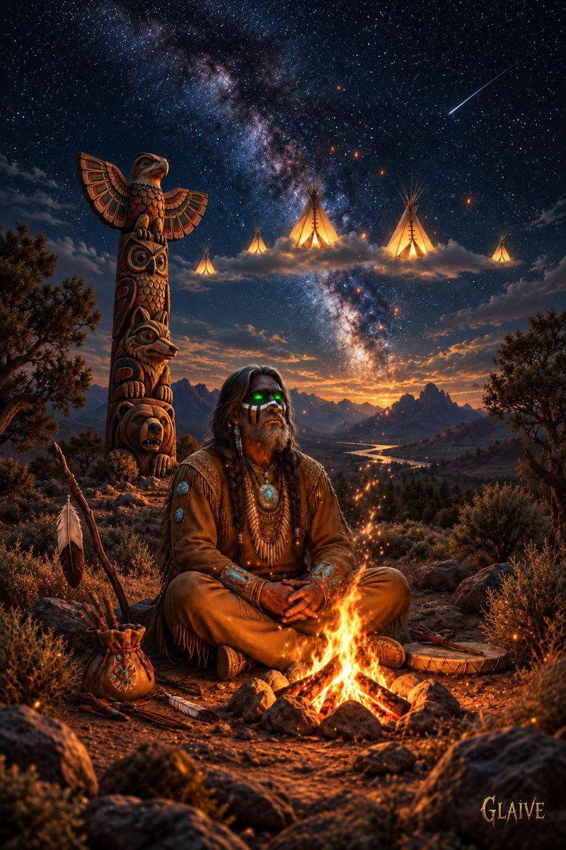 GLAIVE2849's tweet photo. My Completed Native Indian Dream Scene
Digital AI Dark Art: Medicine Man, Full poster size, 2:3, 24X36, 300ppi, 7200X10800 Pixels, Digital Download available for sale with this Link: https://t.co/Zyw7g2AgDN
#Medicineman #NativeIndianart https://t.co/Glw1TV2A80