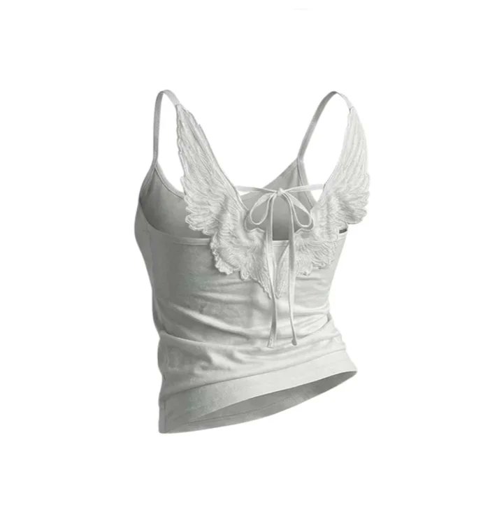 basedsuccuboi's tweet photo. I just received CTRL WORLD "LIGHT" Angel Wings Lace-Up Camisole Top | white / XL from stefan_rodriguez via Throne. Thank you! https://t.co/HMpXi1gBIH #Wishlist #Throne https://t.co/Gt8rFwGxRZ