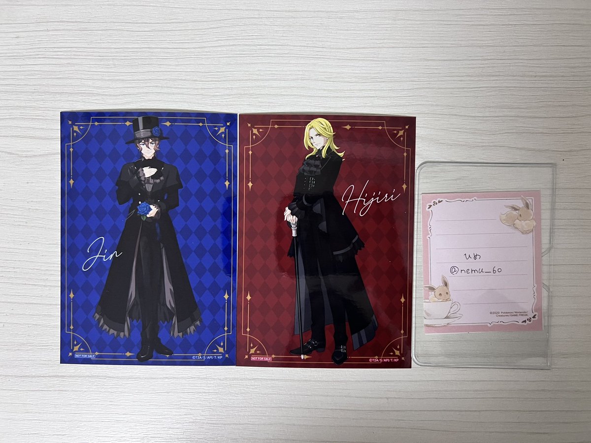 nemu__60's tweet photo. 【交換】
KING OF PRISM キンプリ アニメイト Gothic Mode ゴシックモード 特典 ブロマイド

譲：仁、聖
求 ：ルヰ

郵送交換希望📮
検索からでもお気軽にお声がけください。
よろしくお願いいたします🙇‍♀️ https://t.co/fE7t9vyiQs