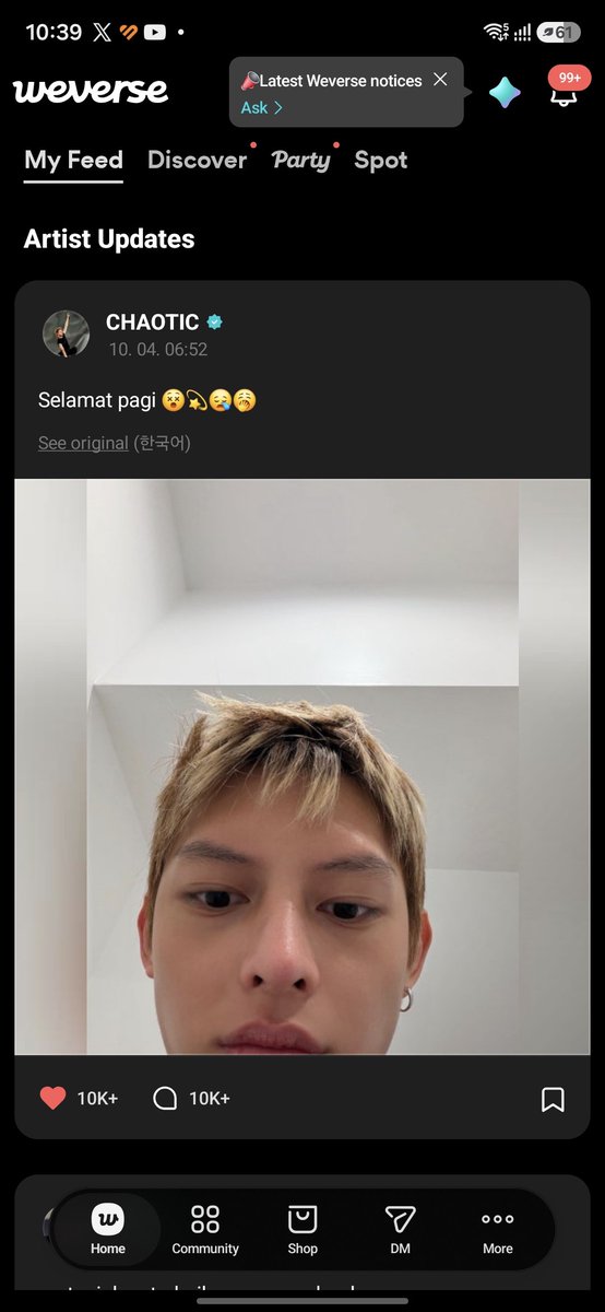 jamiesazy's tweet photo. lucuu bangett yaampunn, gabisa berpaling. tapi ini aslinya kamu abis tidur siang kan, bukan tidur malem🙂‍↔️🙂‍↔️🙂‍↔️ https://t.co/f0bBUfNmmq