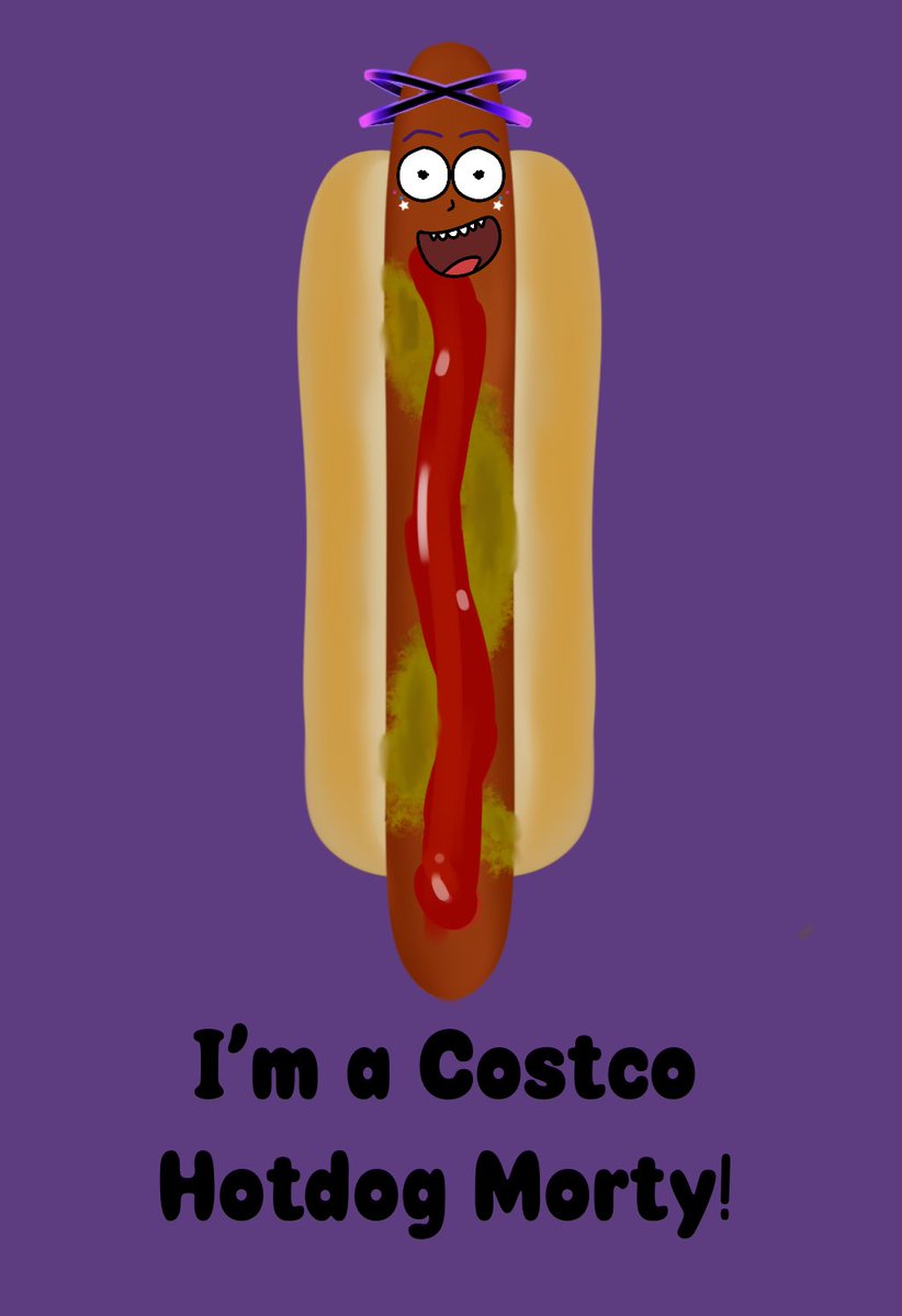 DaVitaniVT's tweet photo. #vtober Day 3 I’m Costco Hotdog Vitani! https://t.co/59amW8TZ2X