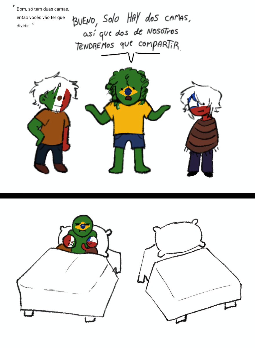 intip0hz's tweet photo. Trío de septiembre 
Brachimex 🇧🇷🇨🇱🇲🇽

#countryhumans https://t.co/6V8iDh5NAu