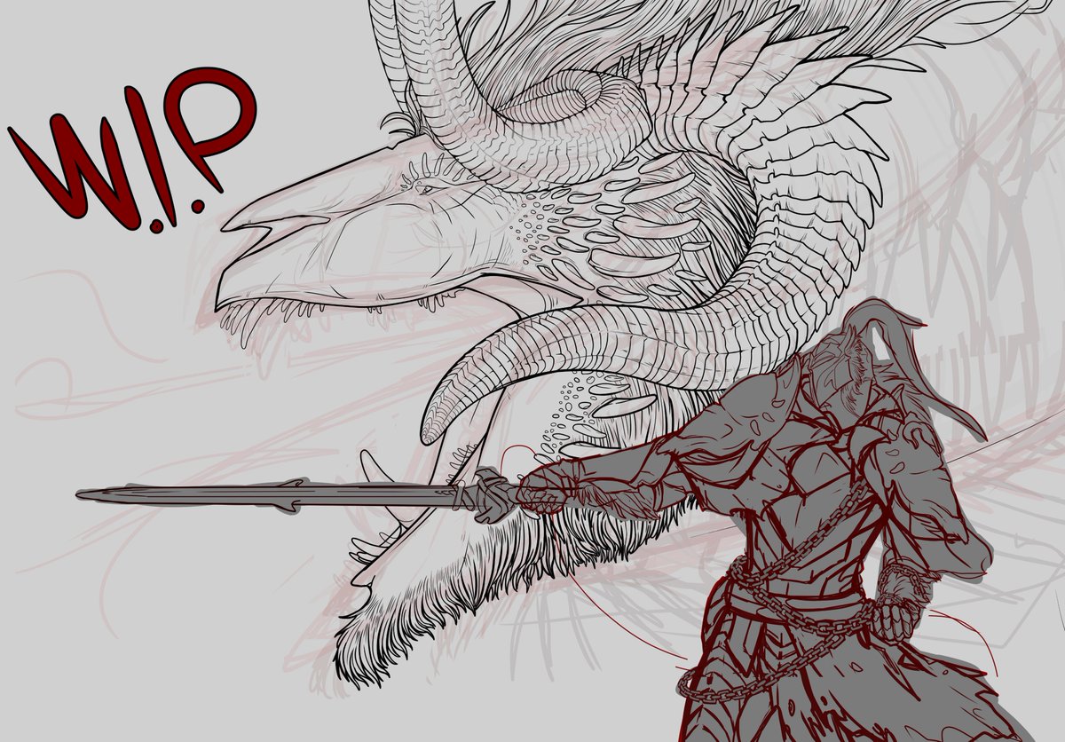 LaraDragon77's tweet photo. @awmandart Ainda trabalhando na lineart! https://t.co/5trXymqFpc