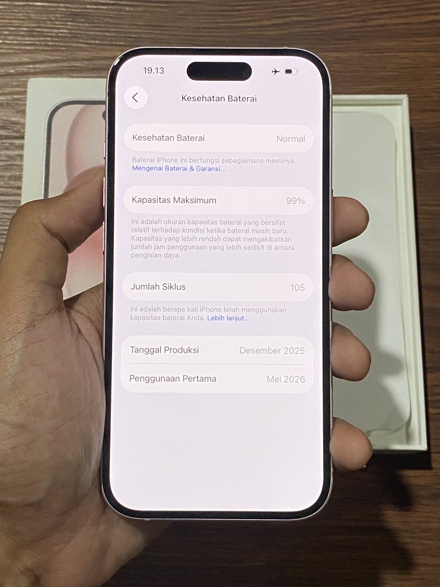 danzkuduro1808's tweet photo. Bismillah
#WTS
iPhone 15 128GB ex iBox Pink
Kelengkapan dus ori + charger ugreen
Cod jabodetabek cek sepuasnya
Bisa tukar tambah
#wtsiphone #jualiphone #jualiphonetrusted https://t.co/eVV0UpDByx