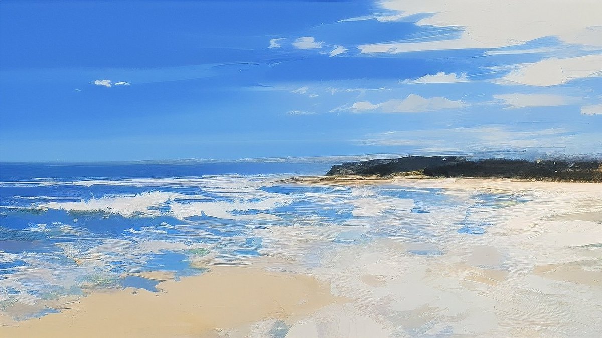 ChristinaHec6e's tweet photo. [The world’s hues converge—all, everyone, everything is blue, a quiet, lovely unity.]， https://t.co/BZ8H77fgY7