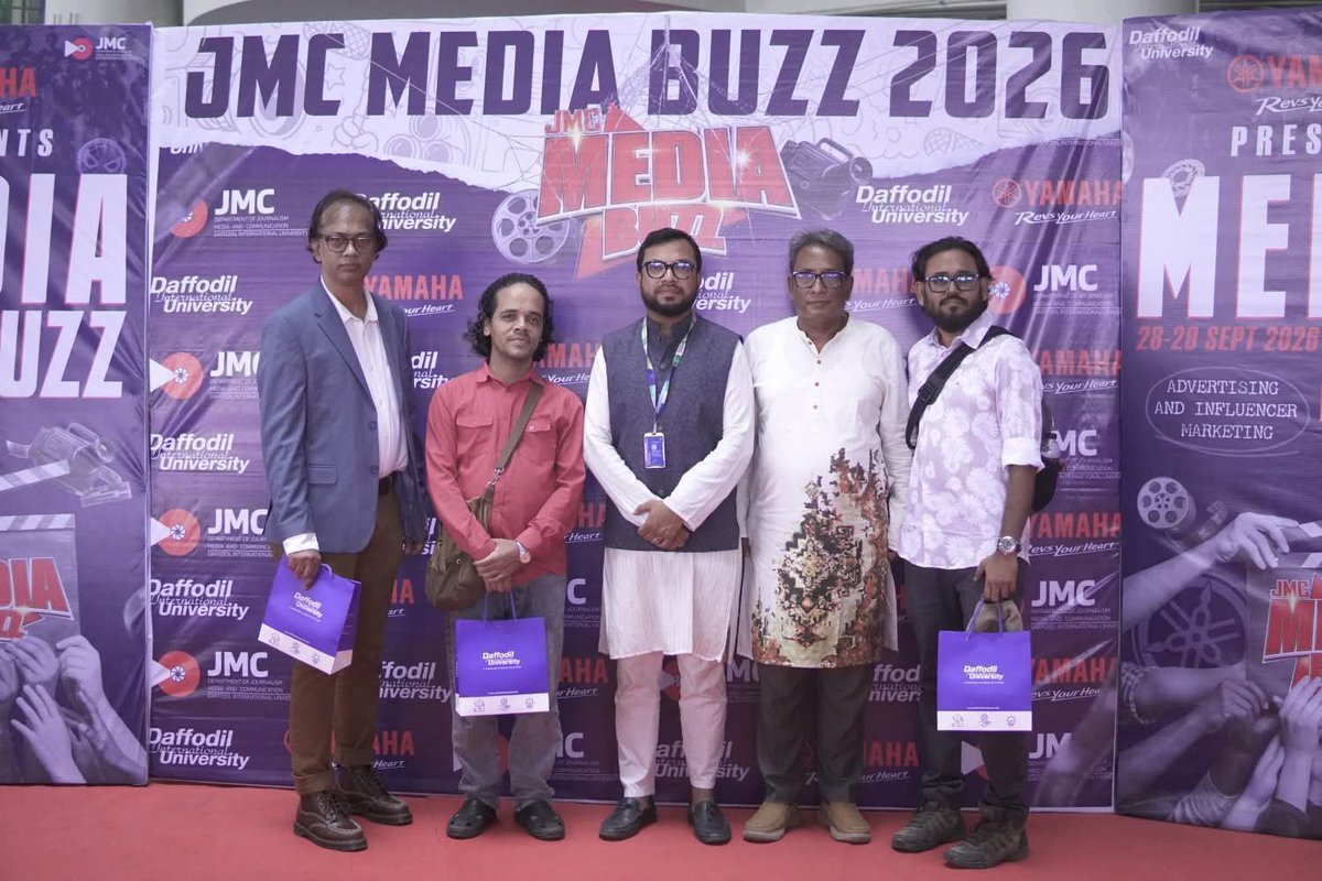 thenewslens24's tweet photo. At the National Photography Contest 2026 panel talk, Sudeepto Salam stressed the importance of multimedia journalism for today’s visual storytellers.

Guided by @MoJoJamil Sir.

#JMCMediaBuzz #JMCOnlineMojo #photographycontest https://t.co/xmTfTvvIub