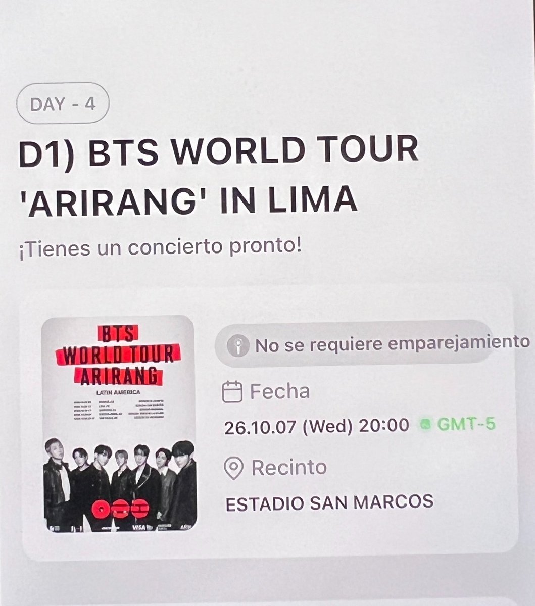 ARMYForce_Peru's tweet photo. LIMA YA APARECE EN EL BTS LIGHT STICK 🥹
#BTS_WORLDTOUR_ARİRANG_LIMA https://t.co/A9xnbHJHpU