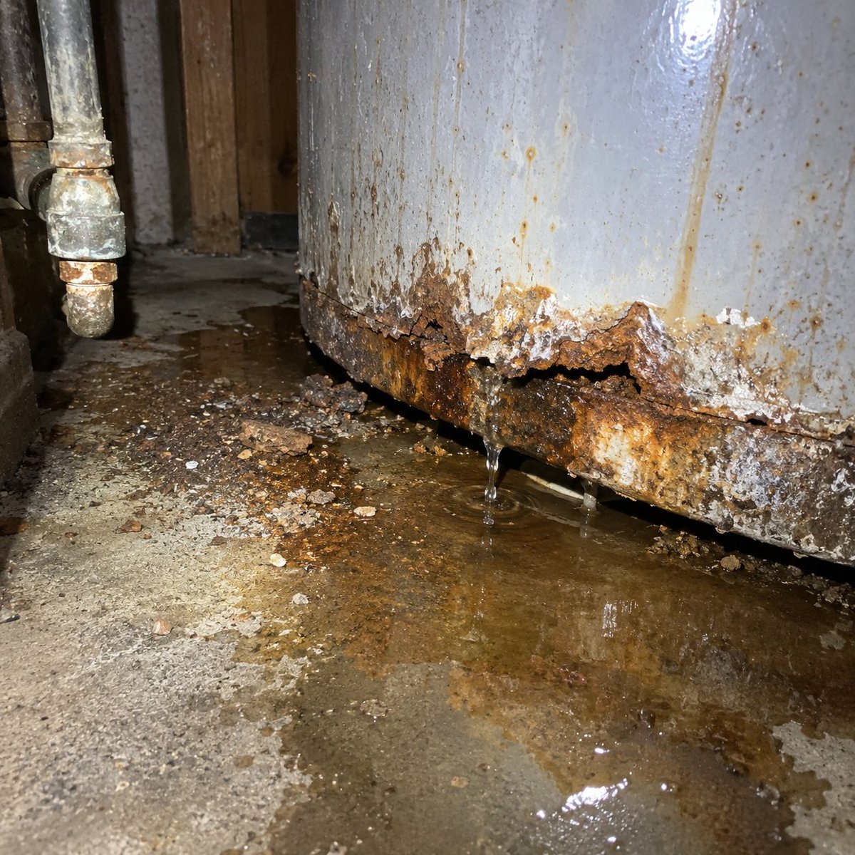 HomeReconAi's tweet photo. Buying a home? Check the water heater. An old one can rust out, or worse, leak at the bottom. Most last about 8 to 12 years.

Home Recon AI is home inspection software that helps your home inspector do a better inspection: https://t.co/T7AHCaXWT9

#HomeBuying #HomeInspection https://t.co/2hZ4Ursj1i