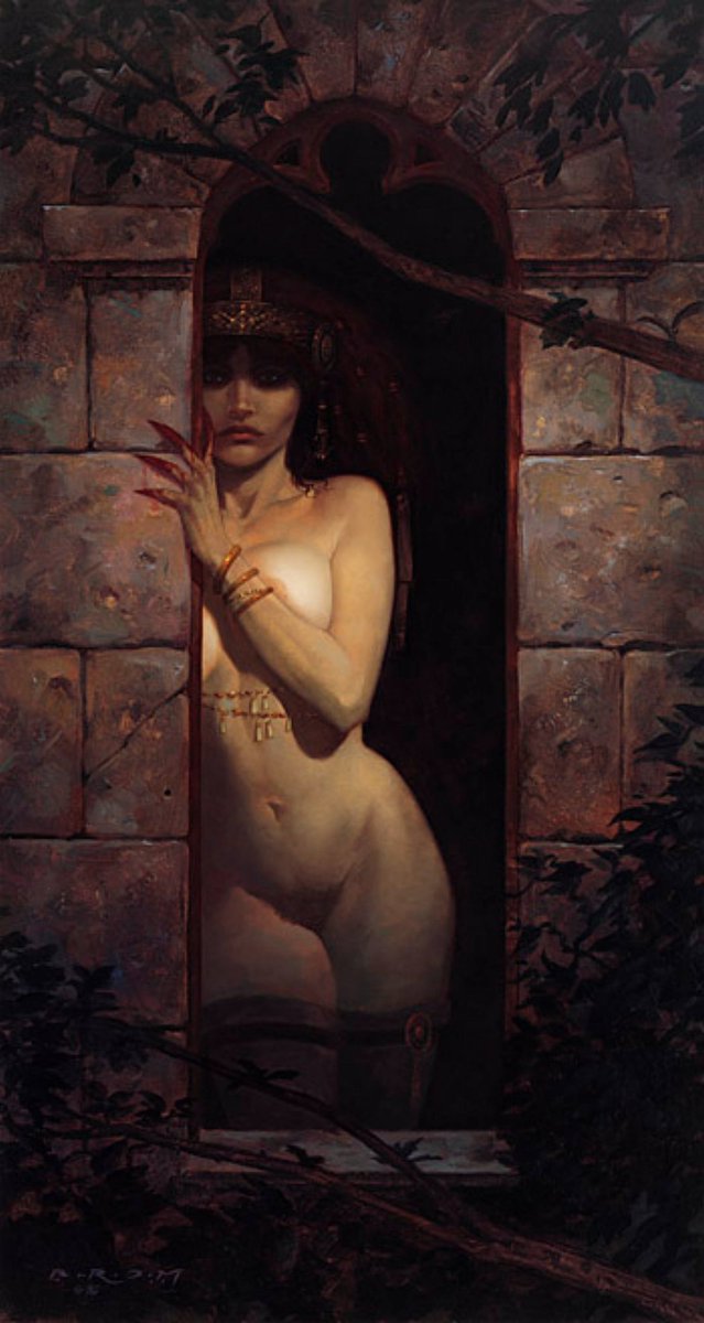 cimerians's tweet photo. Moonlight - Gerald Brom
#Brom https://t.co/UtmY2l15UI