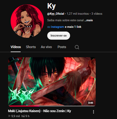ryucomu's tweet photo. Mano trombei com esse canal e essa primeira musica e ela ta genuinamente MUITO BOA, quem curte geek depois da uma olhada la https://t.co/n8zbbtEfbY