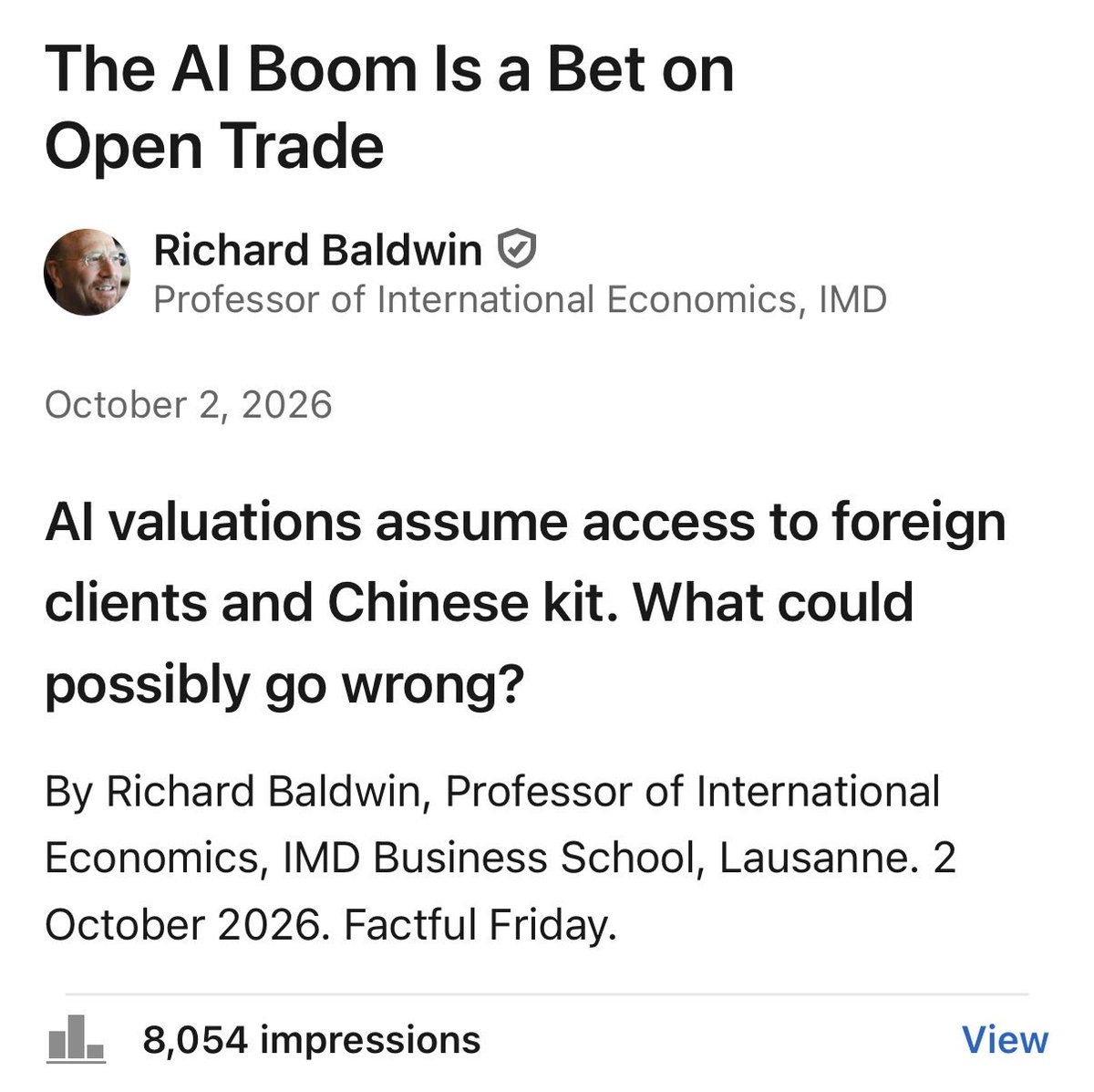 BaldwinRE's tweet photo. If geopolitics shuts off a quarter of potential sales, valuations should drop by 25%. If China slow-walks the equipment, delaying the rollout by 3 years, valuations should drop by a third (assuming a 15% discount rate). https://t.co/z4ikzOCOJN
👉 China supplies over 40% of US battery imports and around 30% of some transformer and switchgear categories. Lead times for large transformers from Western suppliers, once around two years, have stretched to three to five years, and Wood Mackenzie estimates a 15% shortage of power transformers in 2026.