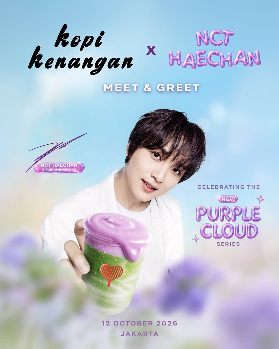 NCTDREAMCENTER's tweet photo. #HAECHAN X Kopi Kenangan Meet &amp; Greet in Jakarta, Indonesia @ 261012 https://t.co/mOzPn3LteH
