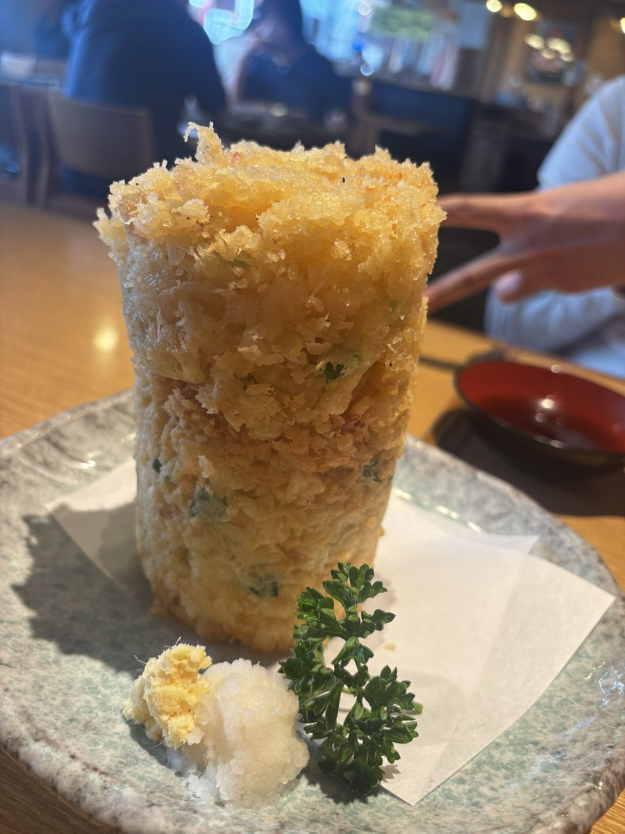 mo_kamo__'s tweet photo. かきあげだー！🍤 https://t.co/tfyM6vcOmi