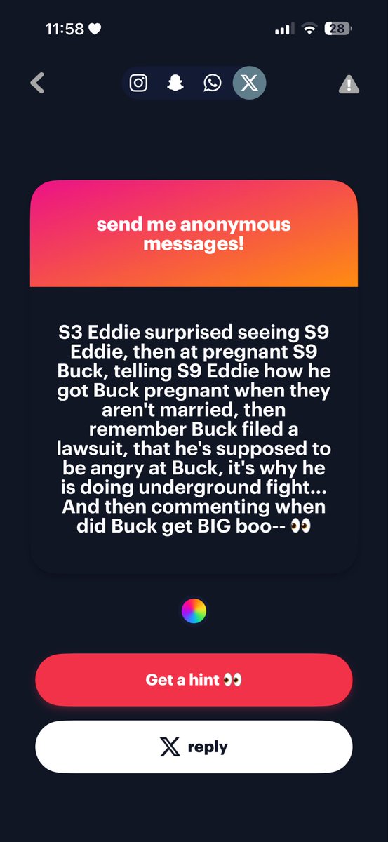 urgirlssweet's tweet photo. ooh this is so delicious anon— s3 eddie freaks out at s9 eddie because he’s supposed to be furious at buck because of the lawsuit and s9 eddie tells him to calm down because he forgave him for that and then tells him not to comment on bucks boobs because only he can do that https://t.co/Zou7AYJwNM